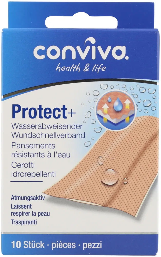 conviva Wasserabweisender Wundschnellverband 10 Stück