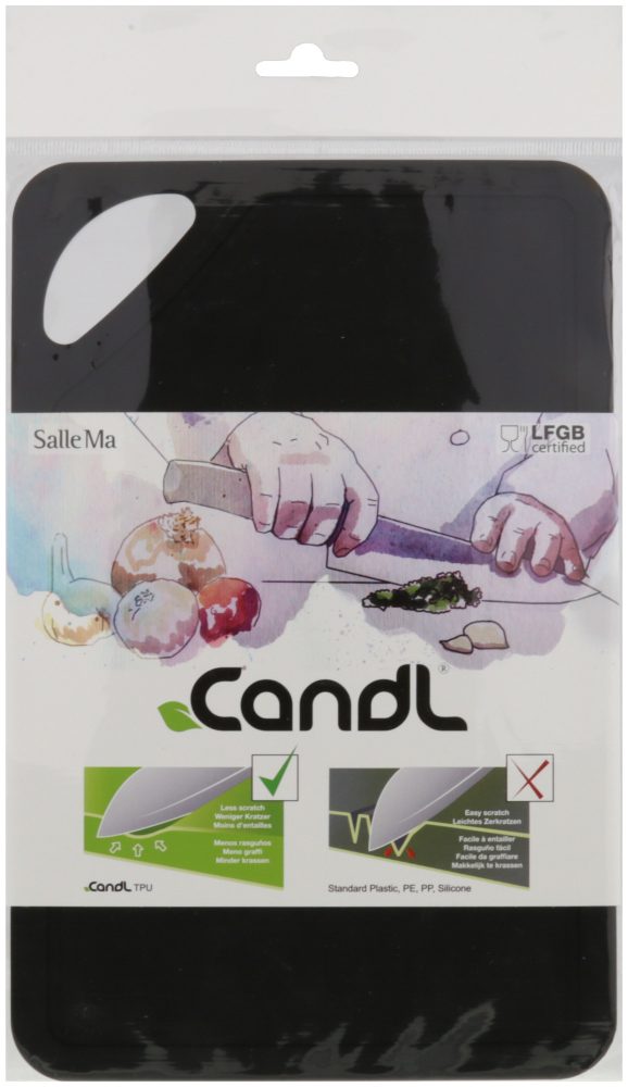 CandL Schneidebrett schwarz 26x17cm