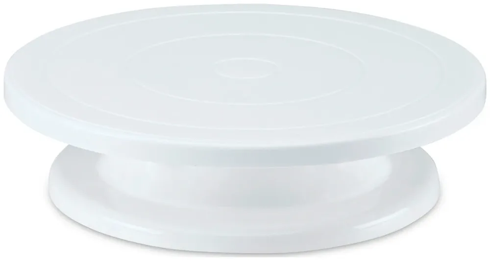 Städter Tortenplatte ø 27.5 cm / H 7 cm Weiß drehbar