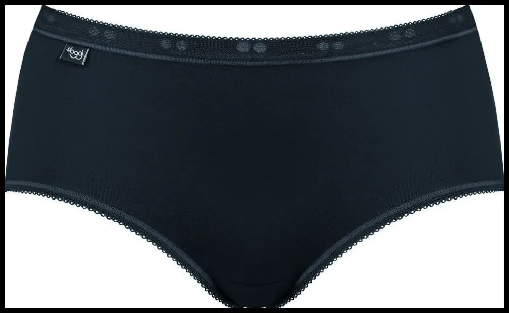 sloggi Slip sloggi Basic+ Midi 2P Schwarz 44