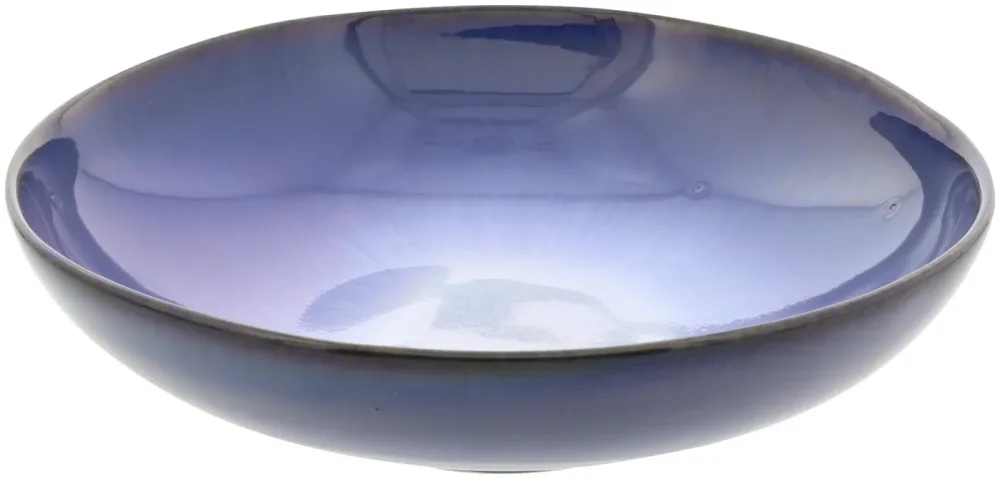 Salat & Pastateller Shiny blau 22cm