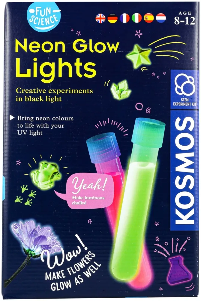 Kosmos - Fun Science Neon Glow Light, Multicolor