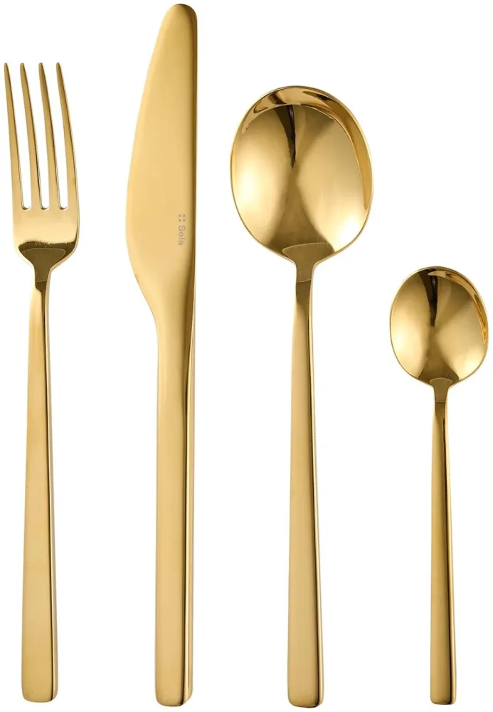 À Table! Sola Besteckset gold poliert 16-teilig
