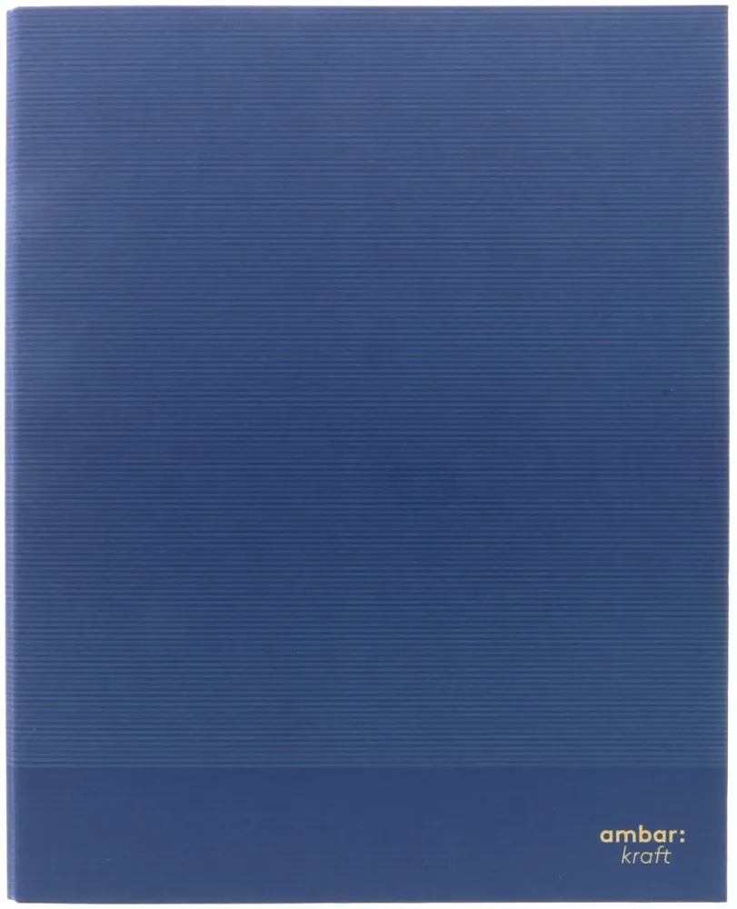 Ambar Serie Kraft FSC recycelt - Ordner blau A4 - 4.5cm Rücken - 2 Ringe
