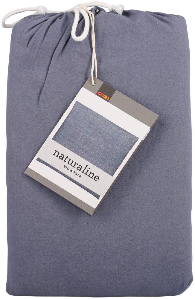 Naturaline Textil Naturaline Duvetbezug blaugrau 200x210 cm