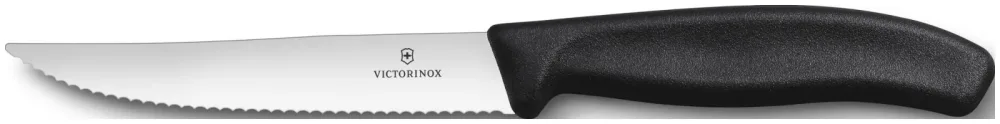 Victorinox Steak- und Pizzamesser Gourmet Schwarz 12cm