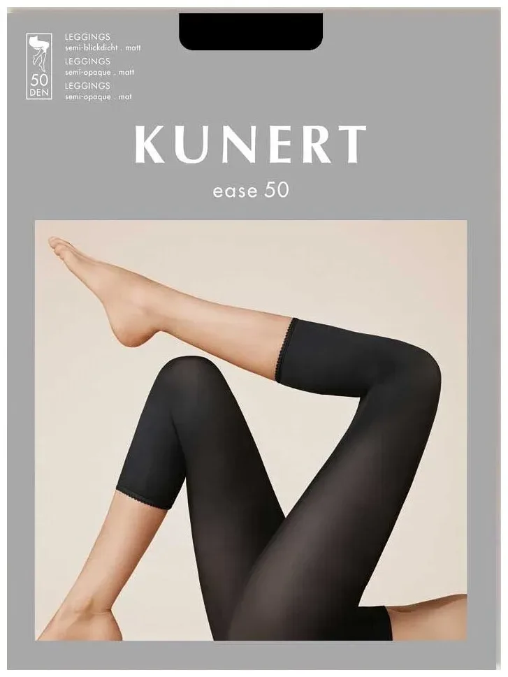 Kunert Ease 50 Damen Fein Leggings Black 38/40
