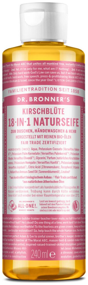 Dr. Bronner's BIO Naturseife Cherry Blossom 240ml