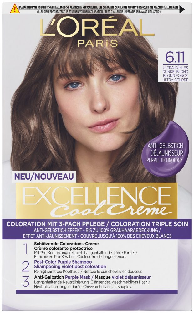 Excellence Cool 6.11 Kühles Dunkelblond