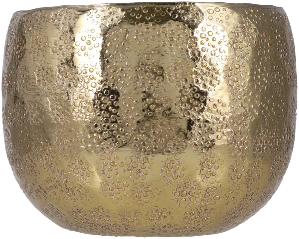 Kugelwindlicht 7cm champagner