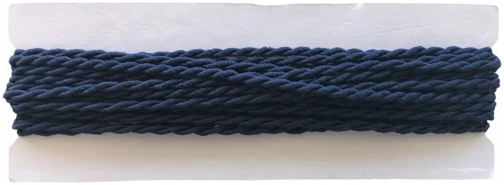 Satinkordel marine 2 mm Coupon 4 m
