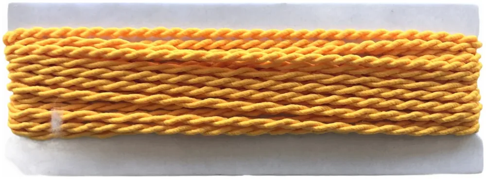 Satinkordel gold 2 mm Coupon 4 m