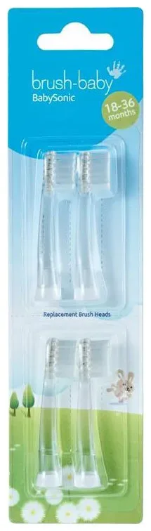 brush-baby Ersatzköpfe 18-36 Monate 4 Stück