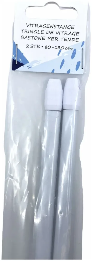 Vitragenstange 80 - 130 cm 1 Stk.