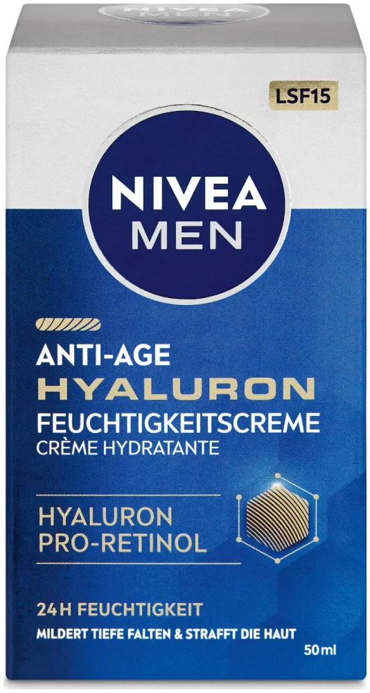 Nivea Men Anti-Age Hyaluron Feuchtigkeitscreme LSF 15