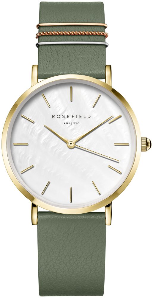 Rosefield - Analoguhr, West Village, 33mm, Grün