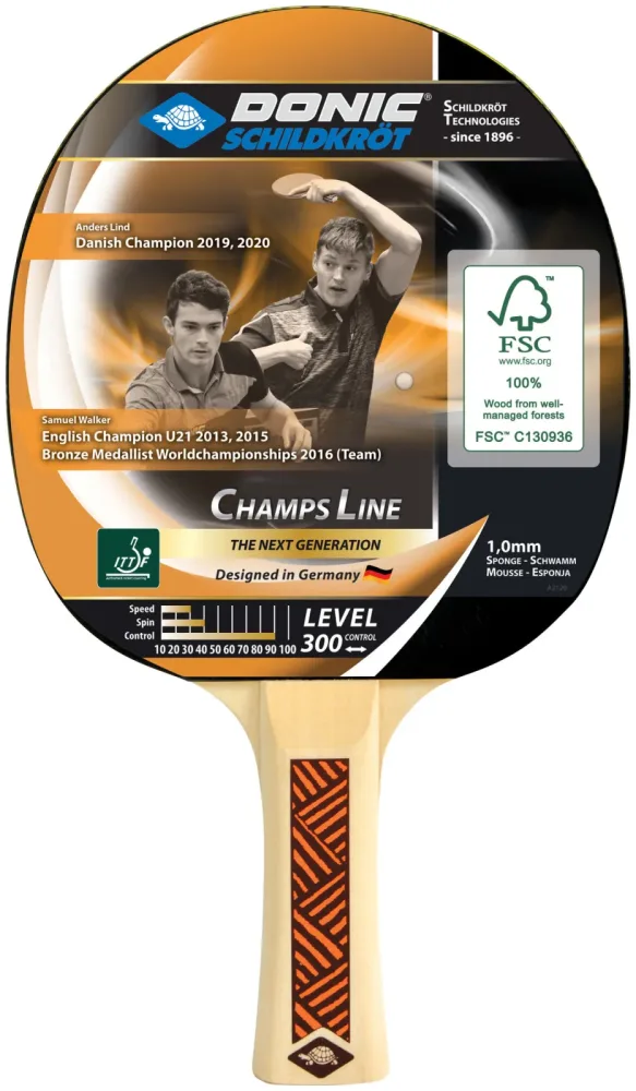 Donic-Schildkröt Tischtennisschläger Champs Line 300