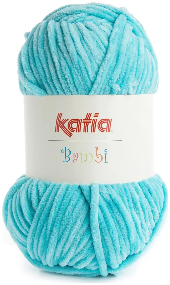 Katia Bambi 317 Chenillegarn türkis 100g
