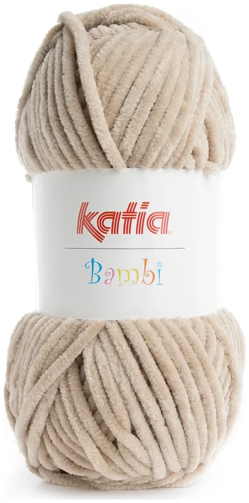 Katia Bambi 306 Chenillegarn caramel 100g