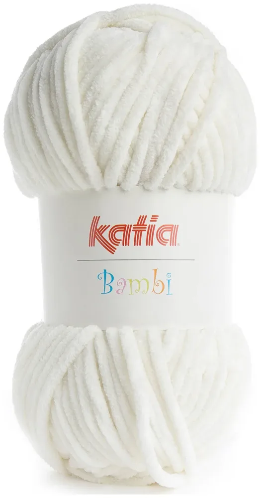 Katia Bambi 305 Chenillegarn natur 100g