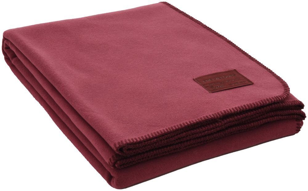 Eskimo Edelvelours Wohndecke rot 150x200