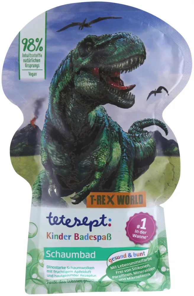 Tetesept Kinder Badespass Schaumbad T-Rex World ab 3+ Jahre