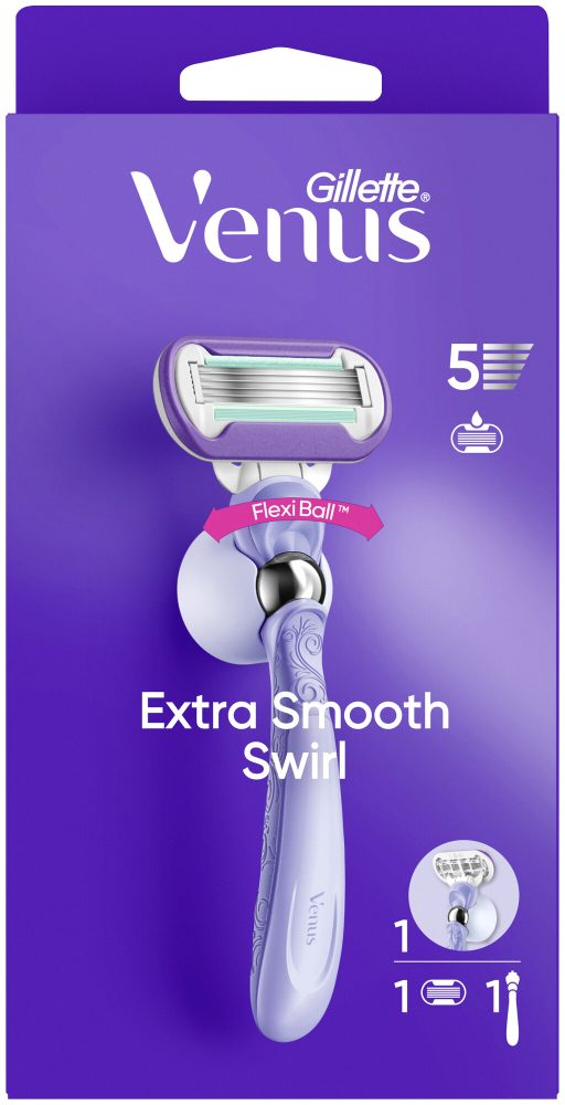 Venus Gillette Rasierer Deluxe Smooth Swirl mit 1 Klinge