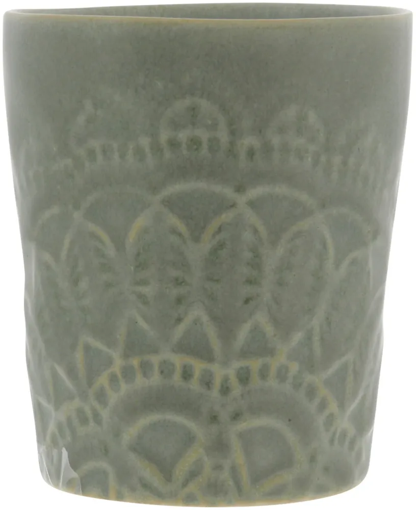 Espresso Cup Mandala 110ml grün