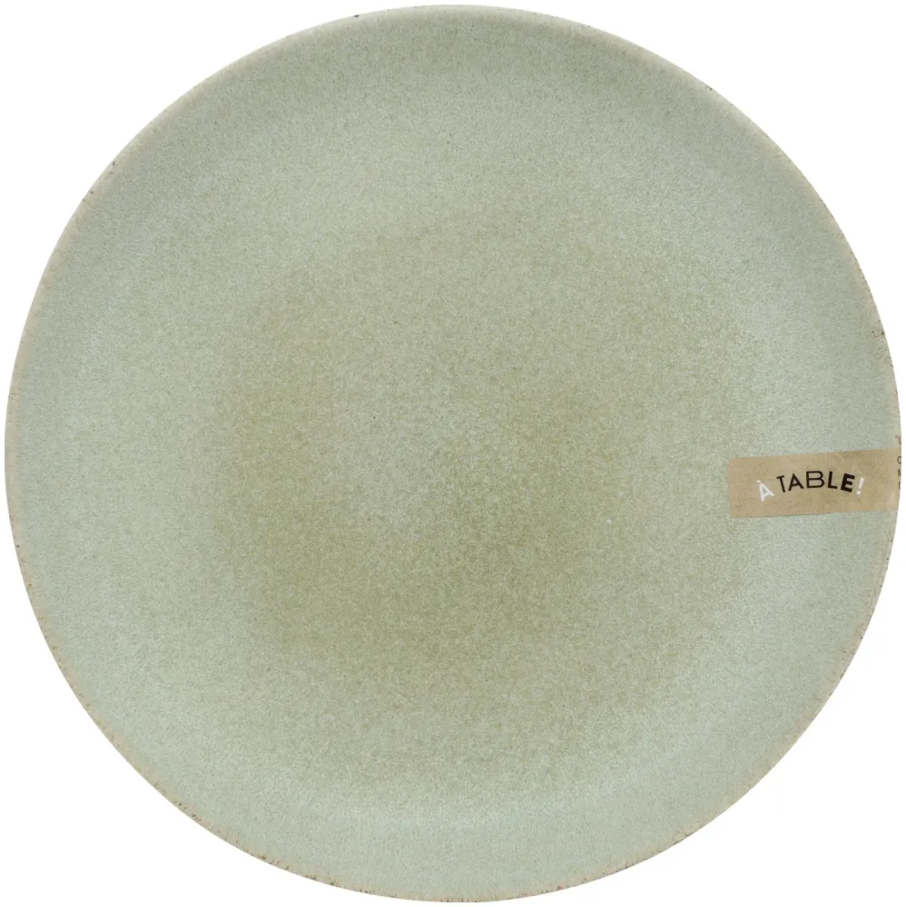 À Table! ShabbyChic Speiseteller grün 26cm