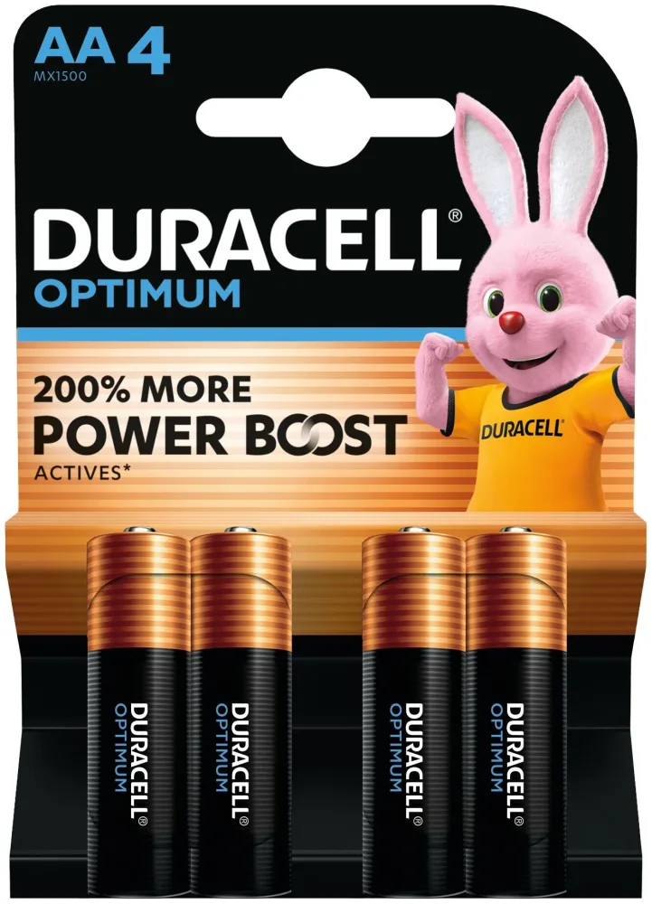 Duracell Batterien Optimum Aa/Lr6 4 Stück