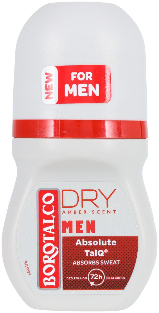 Borotalco Men Deo Roll-On Extra Dry Amber Absolute TalQ