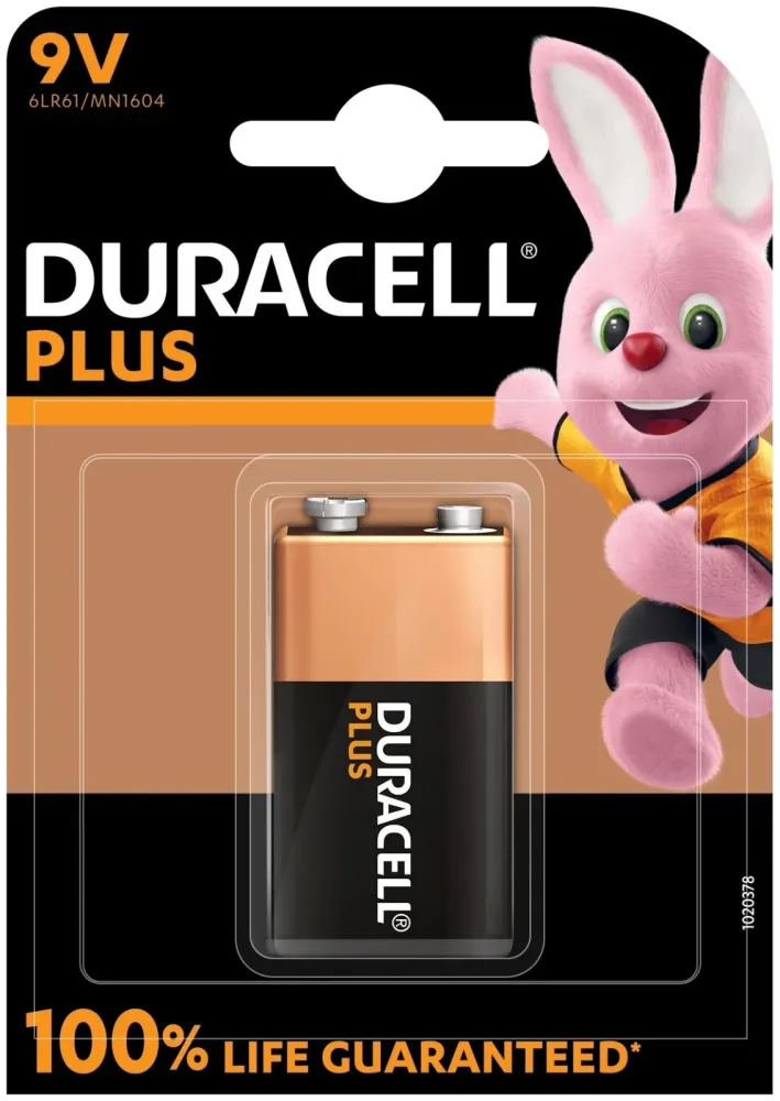 Duracell Batterie Plus 9V/6Lr61 1 Stück