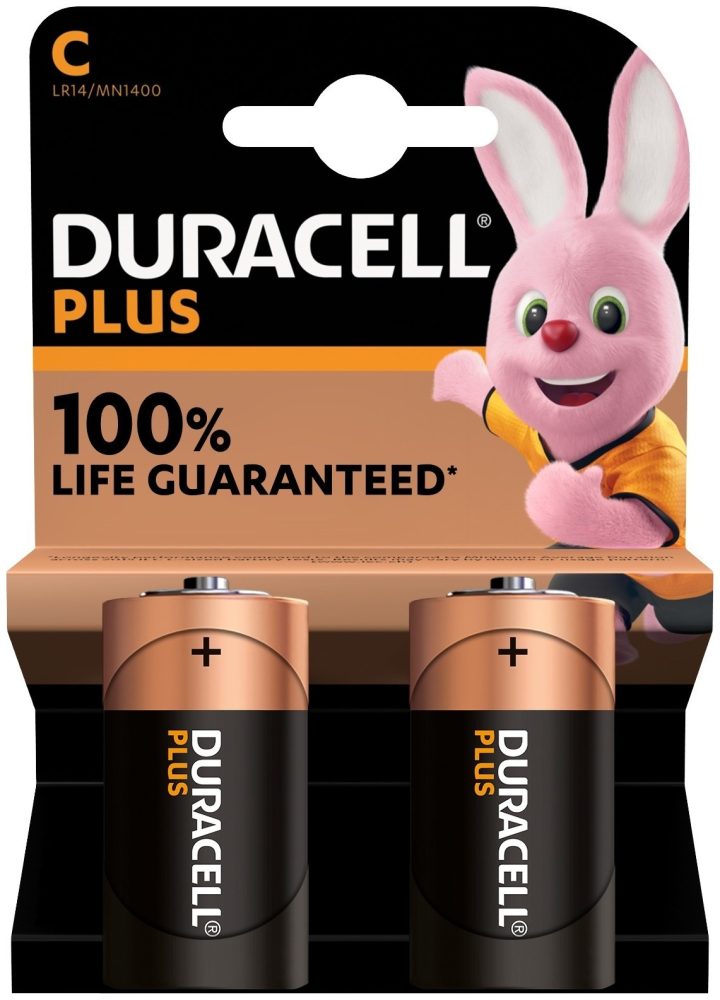 Duracell Batterien Plus C/Lr14 2 Stück