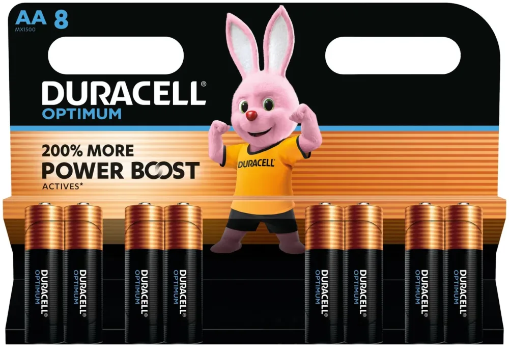 Duracell Batterien Optimum Aa/Lr6 8 Stück