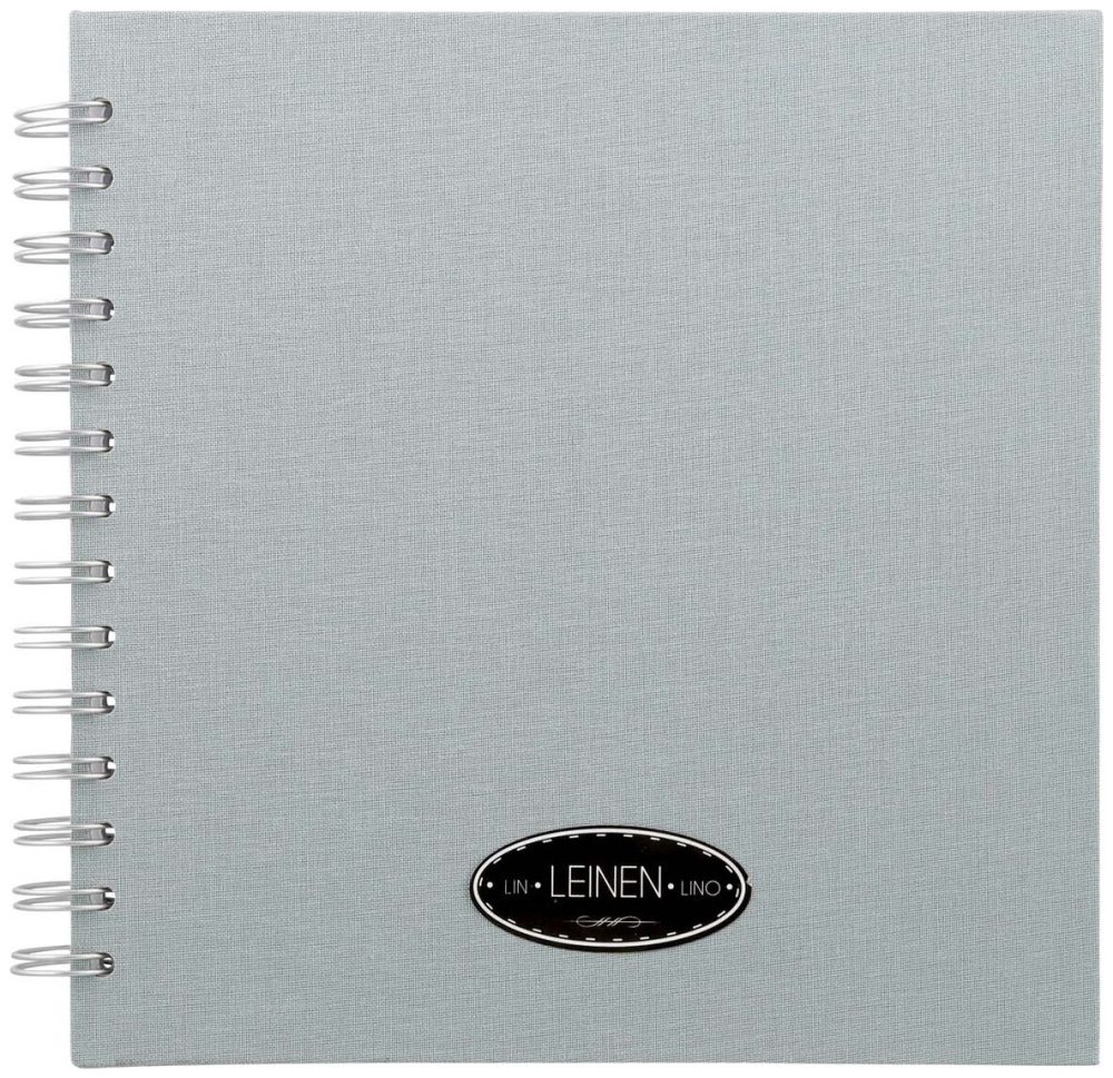 EIBERT - Kreativbuch mit Leineneinband, 20X20CM, Grün