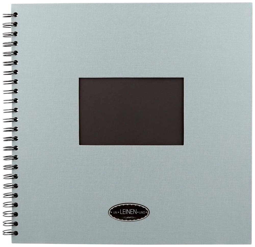 EIBERT - Fotoalbum mit Spiralbindung, 32x32cm, Grün