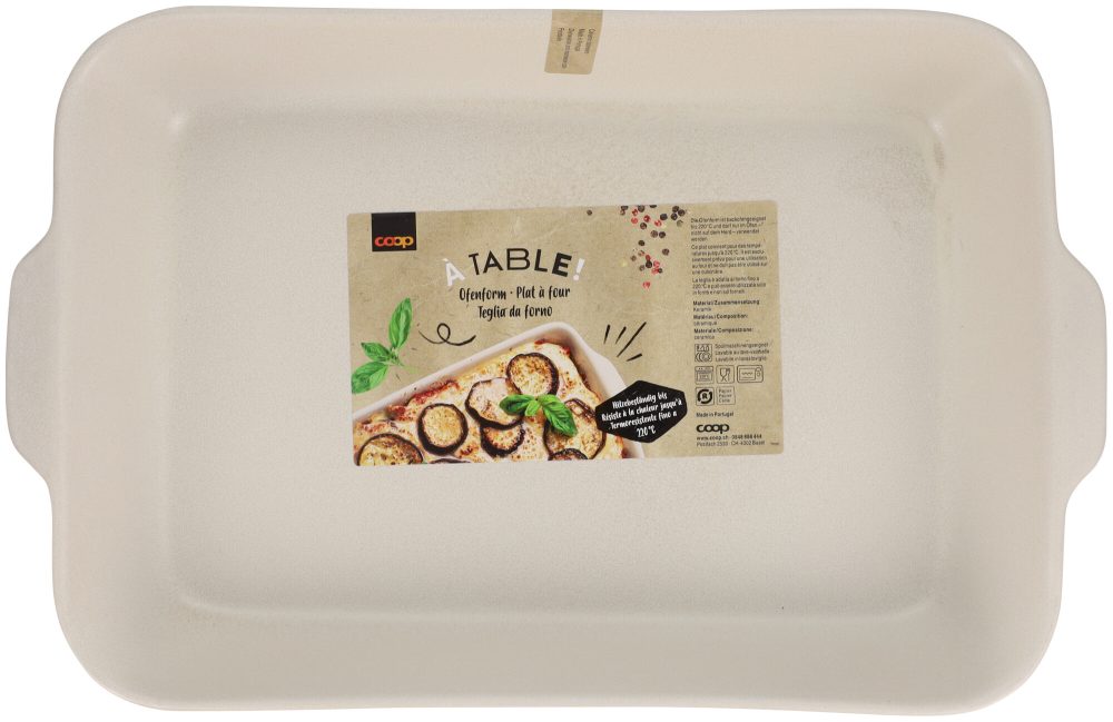 À Table! Ofenform 40x25x7.5cm beige