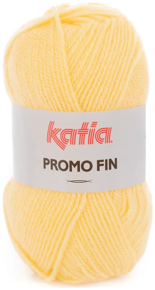 Katia Promo-Fin 0855 Handstrickgarn Acryl hellgelb 50g