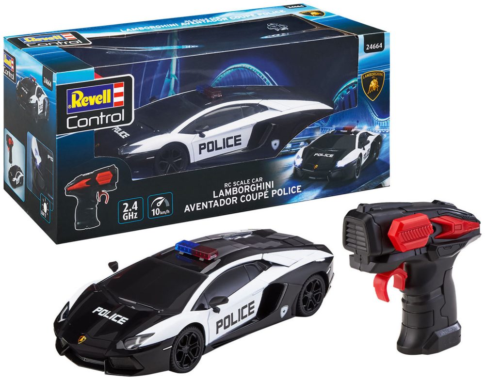 Revell - Lamborghini Aventador Police, Multicolor