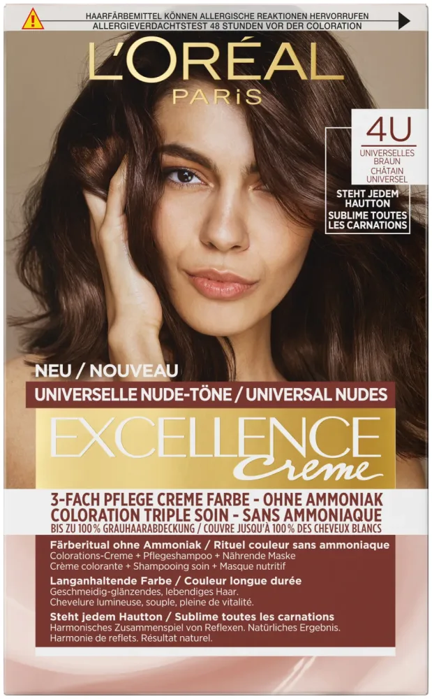 L'Oréal Paris Excellence Nude-Töne 4Us Braun
