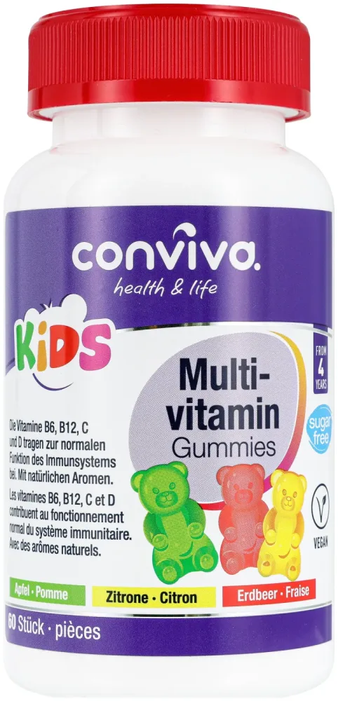 conviva Multivitamin Kids Gummies Vegan zuckerfrei