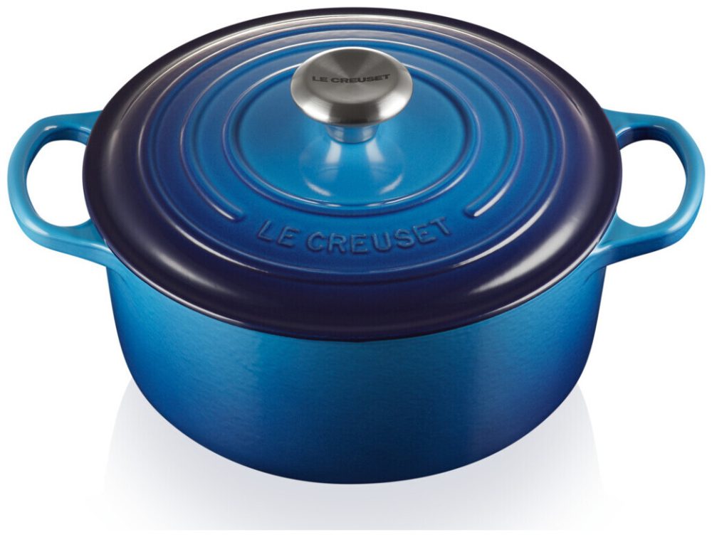 Le Creuset Bräter Rund Signature blau 4.2L 24cm
