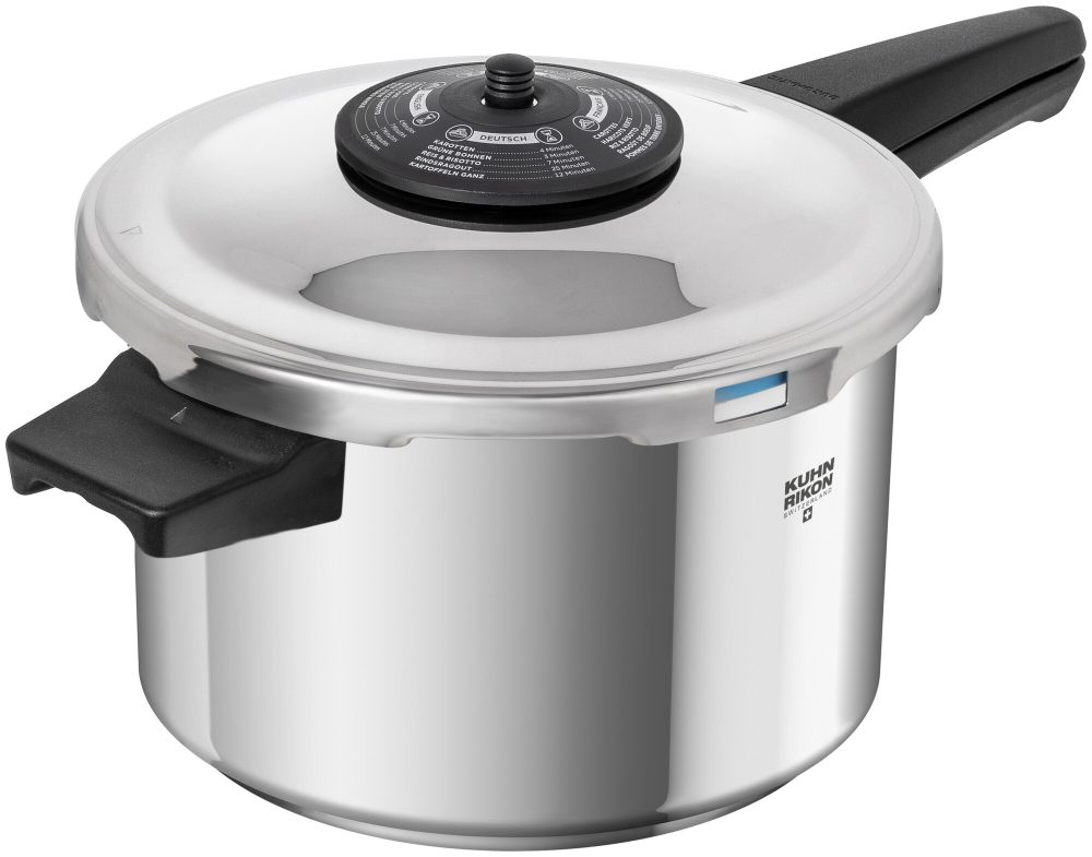 Kuhn Rikon - Dampfkochtopf, 22CM/5L, Black