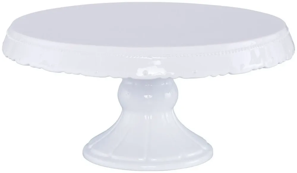 Rbv Birkmann Tortenplatte Vintage 30 cm weiss