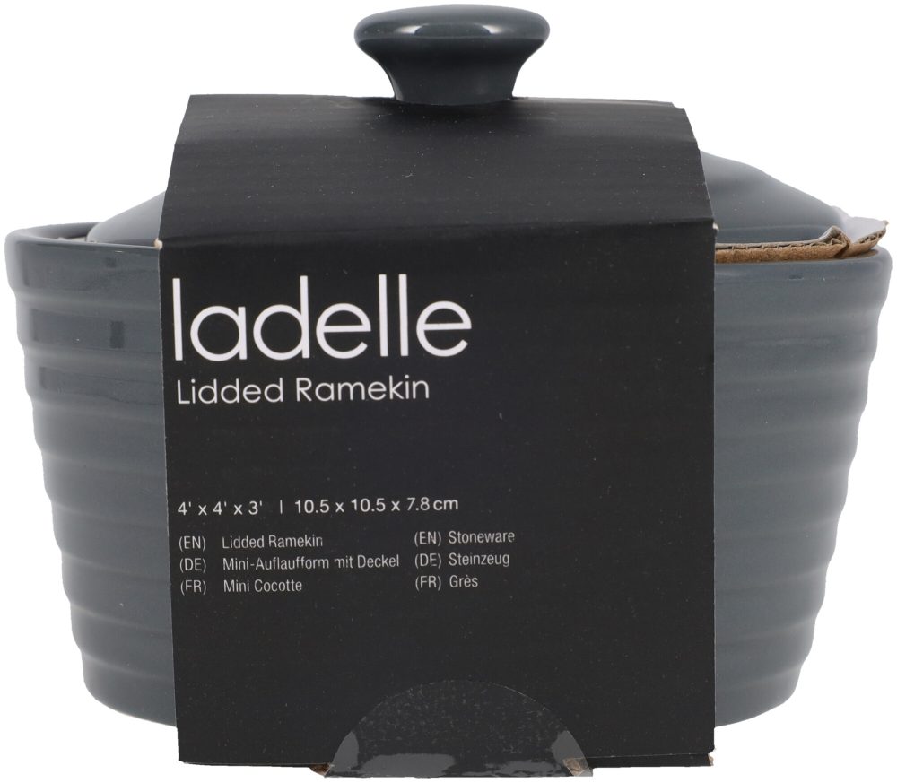 Ladelle Homestead Ramekin m. Deckel anthrazit 10.5cm