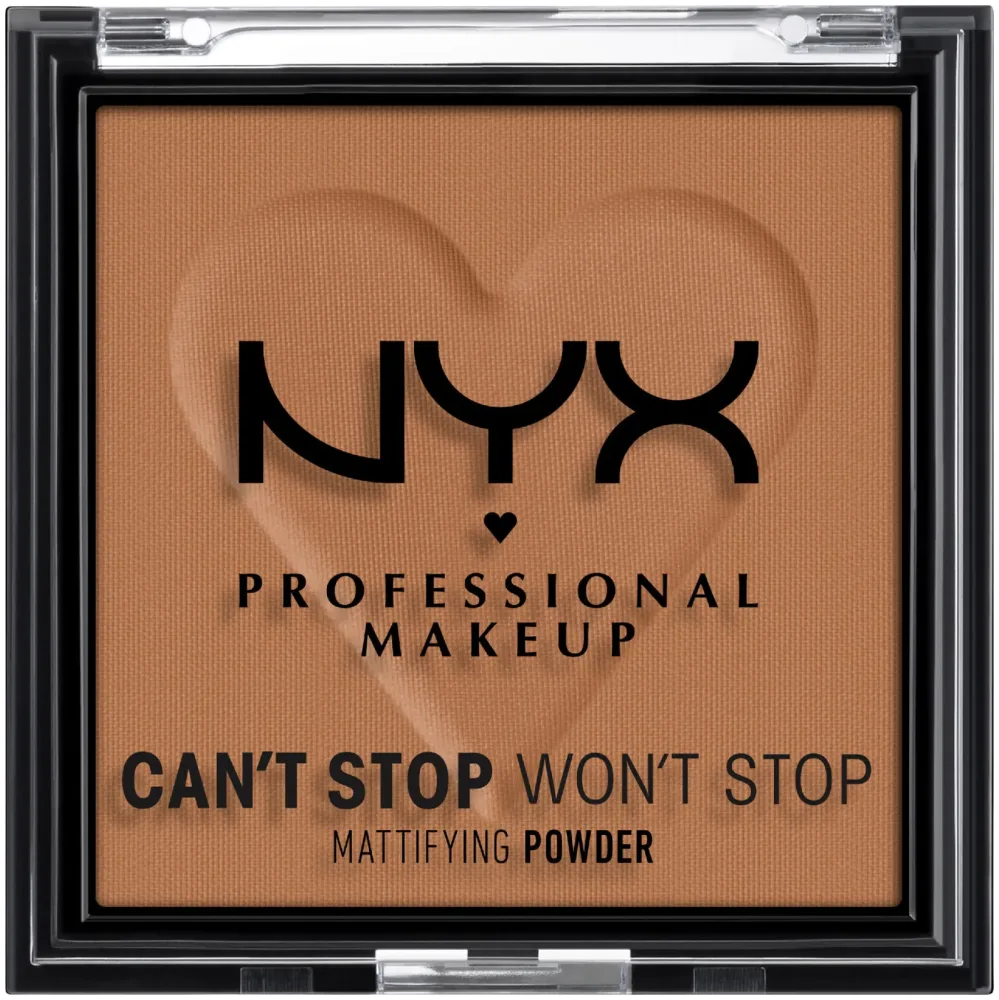 NYX Professional Makeup Can’t Stop Won’t Stop Mattifying Powder 08 Mocha, 6.0g
