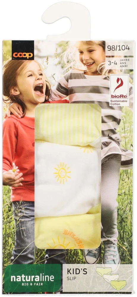 Naturaline Textil Kids Slip sunshine gelb 134/140