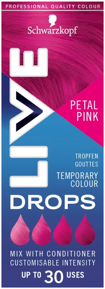Schwarzkopf Live Temporary Colour Drops Petal Pink 30 ml