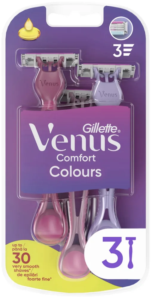 Venus Gillette Rasierer 3 Colours 3er