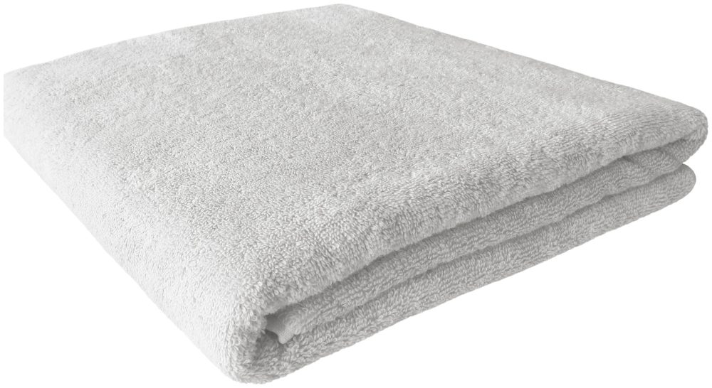 Inhouse Badetuch Gots 100x150 silber